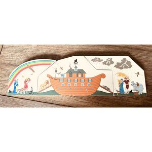 Noah's Ark Cat's Meow Village Wood‎ Shelf Sitter